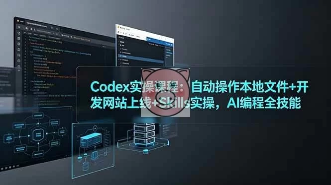 (19009期)Codex实操课程:自动操作本地文件+开发网站上线+Skills实操,AI编程全技能-小栈博客测试网