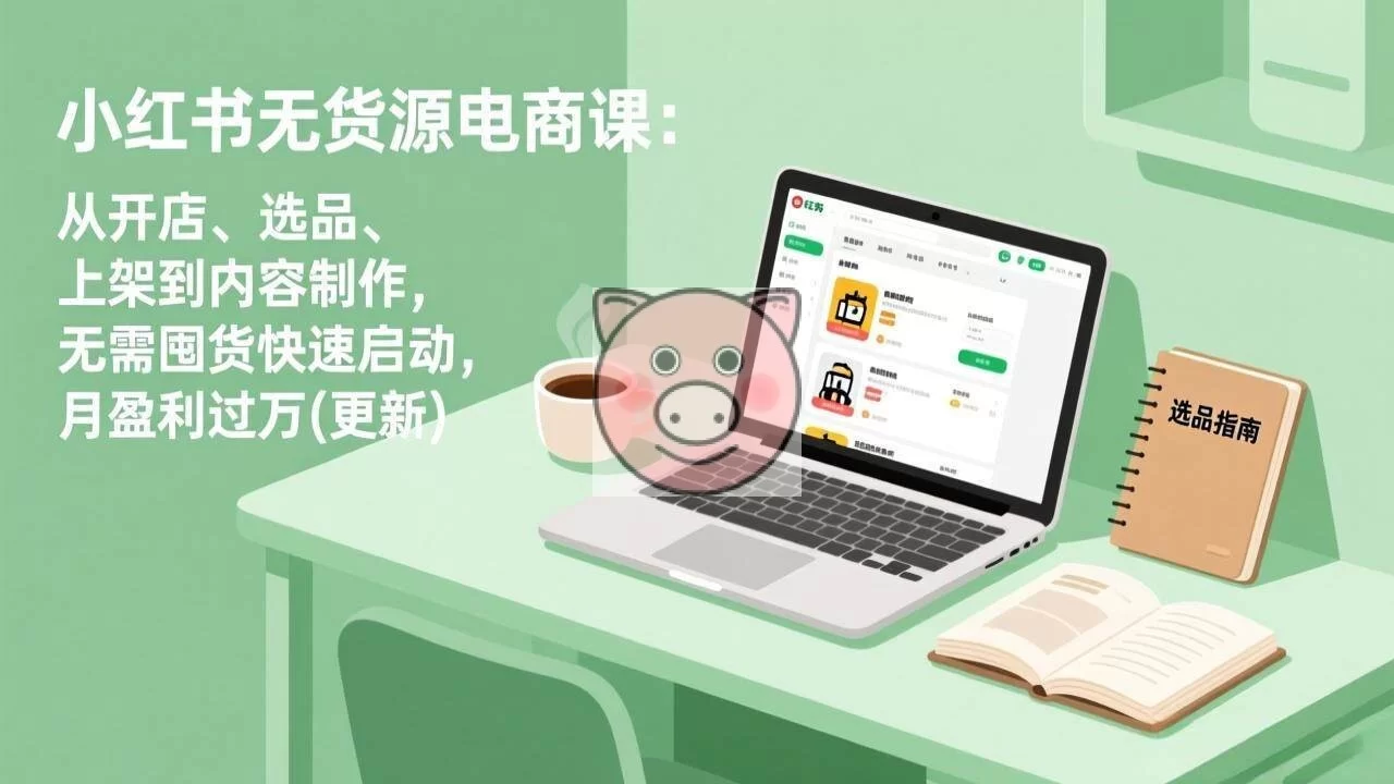 (19003期)小红书无货源电商课(6月22更新):从开店、选品、上架到内容制作,无需囤货快速启动,月盈利过万 (19003期)小红书无货源电商课(6月22更新):从开店、选品、上架到内容制作,无需囤货快速启动,月盈利过万