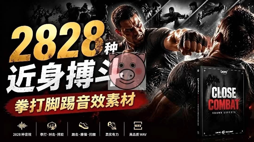 (19072期)宝藏级别音效!2828种近身搏斗拳打脚踢音效素材,全部中文分类,免解压使用 Close Combat (19072期)宝藏级别音效!2828种近身搏斗拳打脚踢音效素材,全部中文分类,免解压使用 Close Combat - 图片1