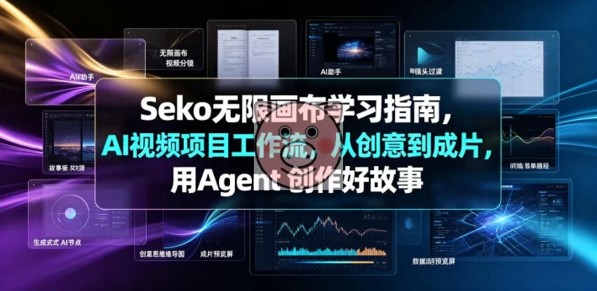 Seko无限画布学习指南,AI视频项目工作流,从创意到成片,用Agent 创作好故事-小栈博客测试网