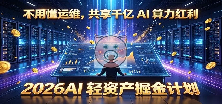 不用懂运维，共享千亿 AI 算力红利，2026AI 轻资产掘金计划-小栈博客测试网