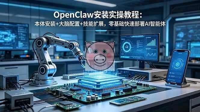 (18982期)OpenClaw安装实操教程:本体安装+大脑配置+技能扩展,零基础快速部署AI智能体-小栈博客测试网