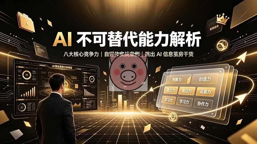 (19344期)付费文章:AI 不可替代能力解析▸八大核心竞争力|自媒体实战案例|跳出 AI 信息茧房干货-小栈博客测试网