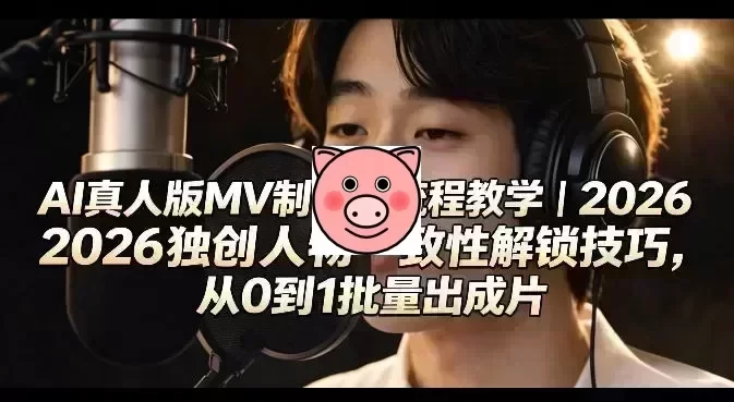 AI真人版MV制作全流程教学｜2026独创人物一致性解锁技巧，从0到1批量出成片-小栈博客测试网