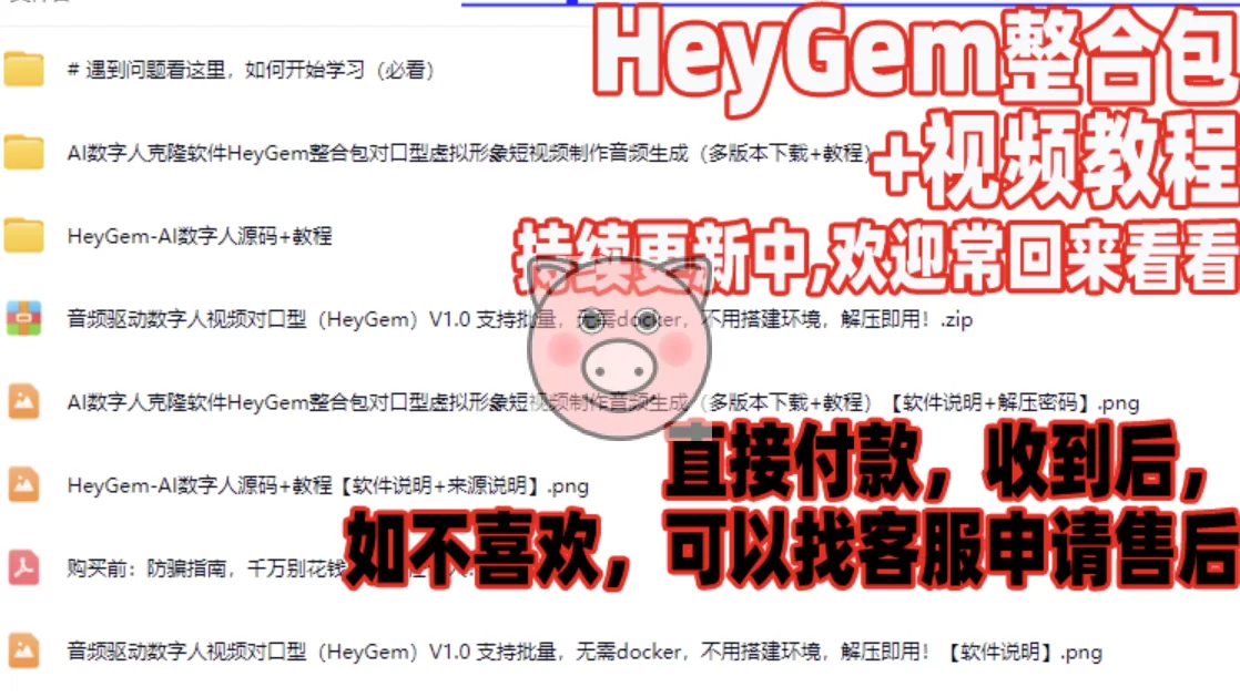 HeyGem克隆数字人视频制作Ai形象声音无限次本地部署软件解压即用 HeyGem克隆数字人视频制作Ai形象声音无限次本地部署软件解压即用 - 图片2