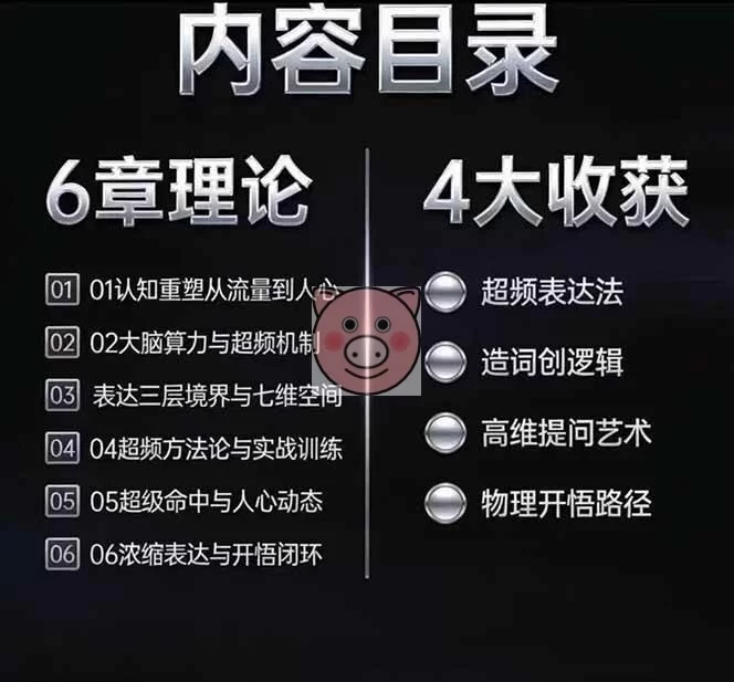 (18970期)马大个高维表达全套实战课,跳出普通口才教学,大脑超频训练打造原创思想IP体系 (18970期)马大个高维表达全套实战课,跳出普通口才教学,大脑超频训练打造原创思想IP体系