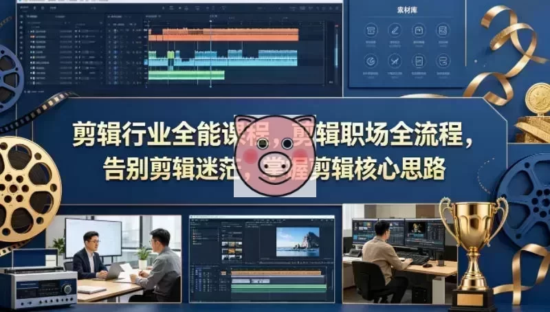 剪辑思维全流程课程核心思路图解
