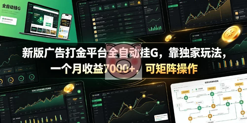 新版广告打金平台全自动挂G,靠独家玩法,一个月收益7000+,可矩阵操作【附全套脚本】【揭秘】-小栈博客测试网