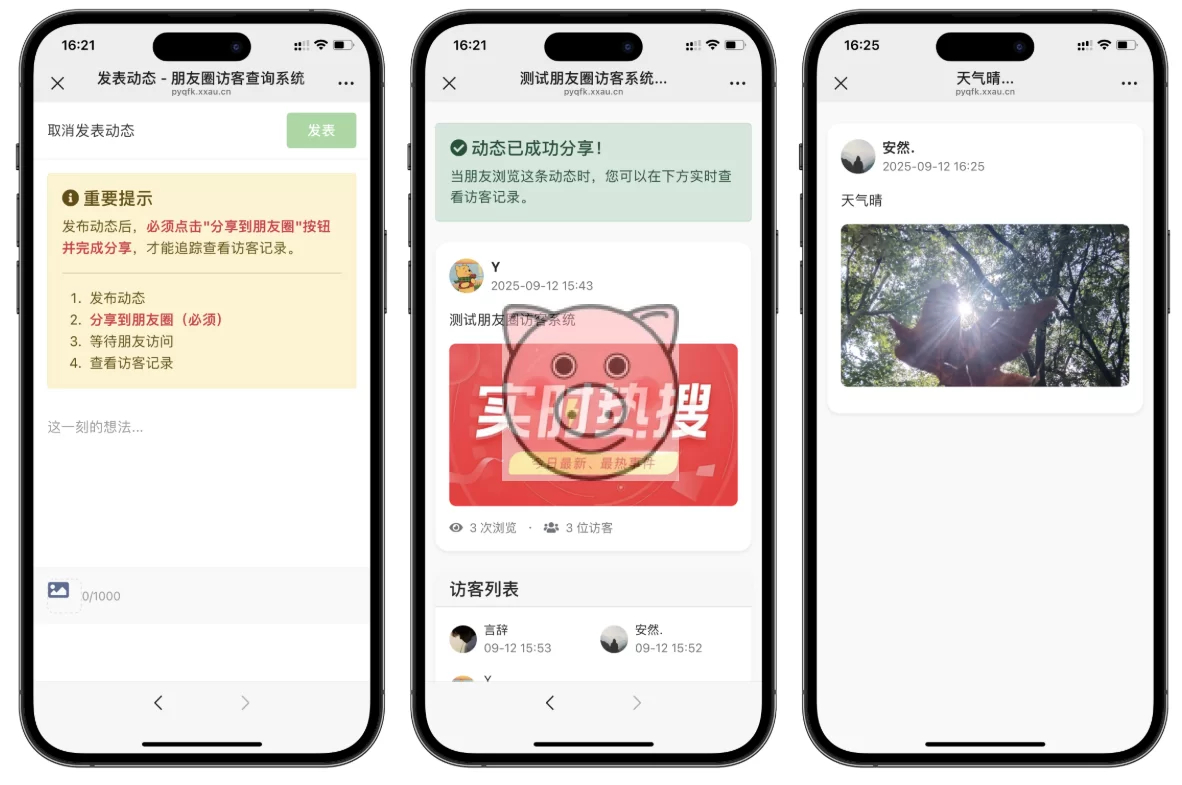 最新微信朋友圈访客记录系统修复版源码 - 图片2