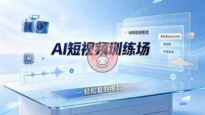 (19137期)老陈AI短视频训练场:AI短视频框架+换背景SwitchXAI+首尾帧+声音生成,轻松复刻爆款 (19137期)老陈AI短视频训练场:AI短视频框架+换背景SwitchXAI+首尾帧+声音生成,轻松复刻爆款 - 图片1