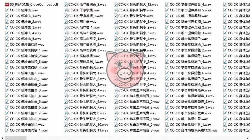 (19072期)宝藏级别音效!2828种近身搏斗拳打脚踢音效素材,全部中文分类,免解压使用 Close Combat (19072期)宝藏级别音效!2828种近身搏斗拳打脚踢音效素材,全部中文分类,免解压使用 Close Combat - 图片3