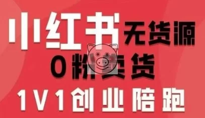 小红书无货源0粉电商课2026全套教程：开店选品笔记剪辑数据分析账号打造
