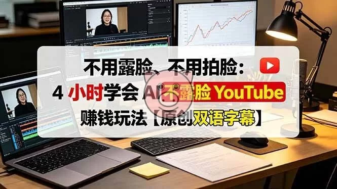 (19161期)不用露脸、不用拍脸:4 小时学会 AI 不露脸 YouTube 赚钱玩法【原创双语字幕】-小栈博客测试网