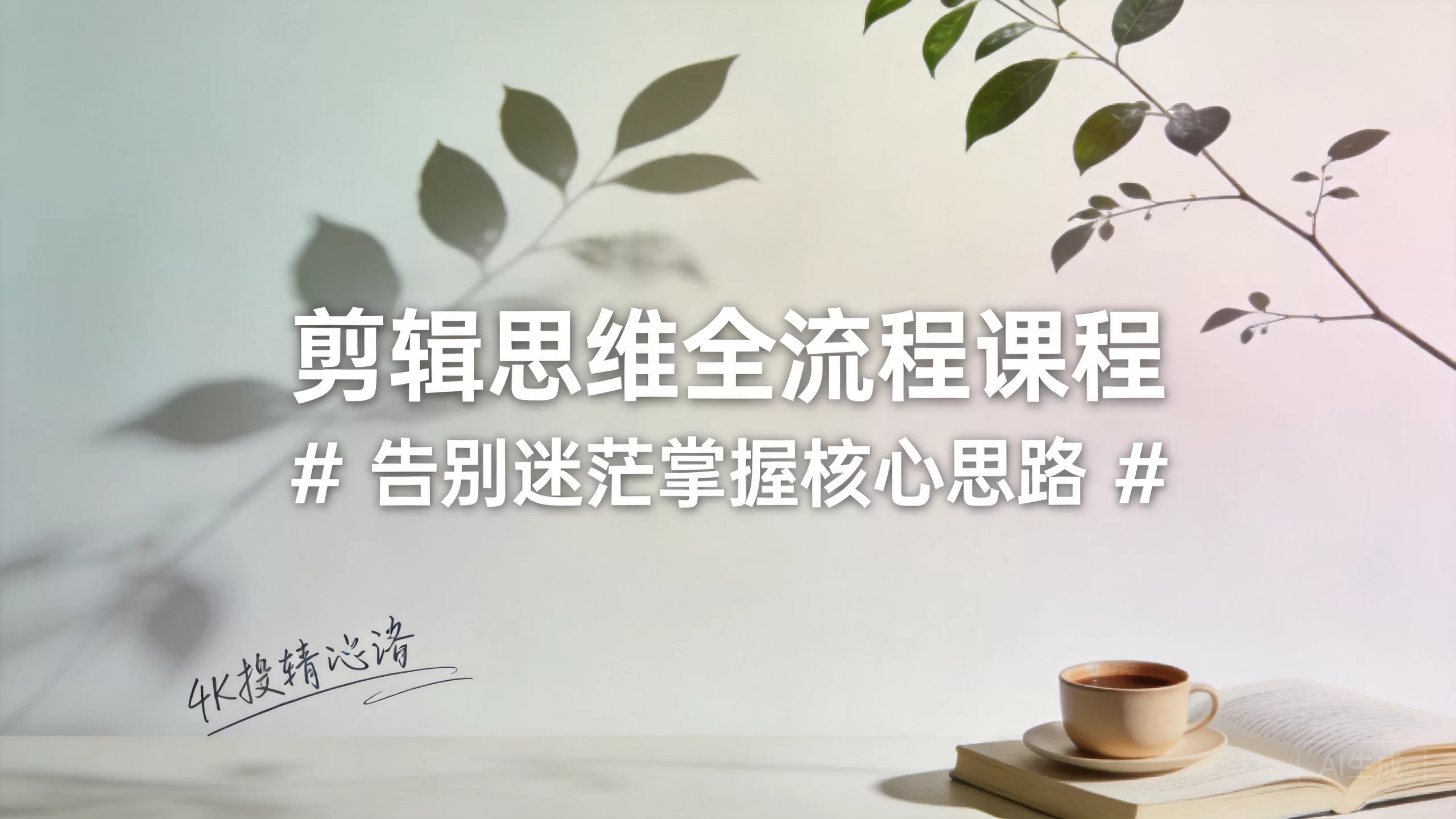 剪辑思维全流程课程,告别迷茫掌握核心思路-小栈博客测试网