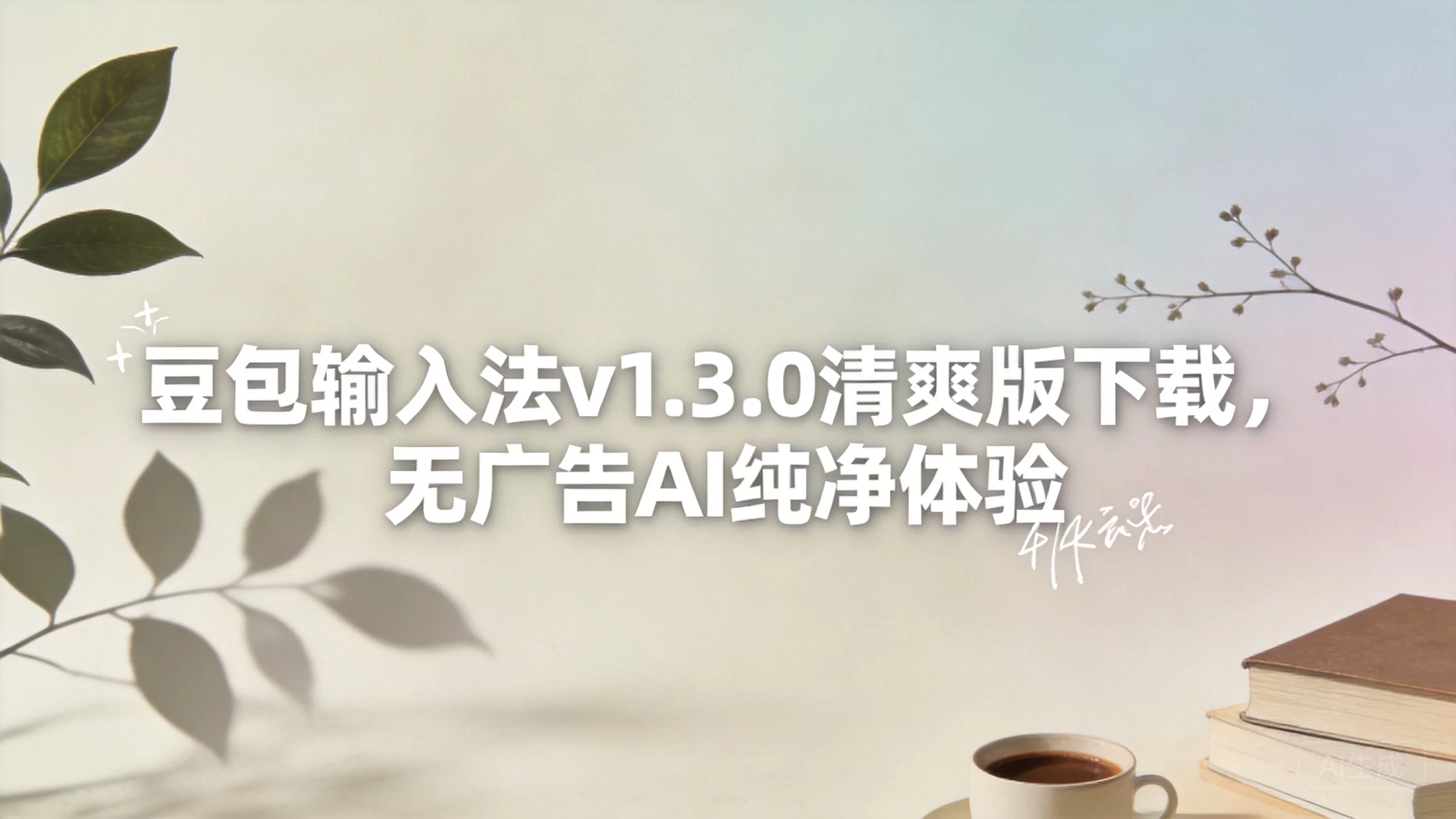 豆包输入法v1.3.0清爽版下载,无广告AI纯净体验-小栈博客测试网